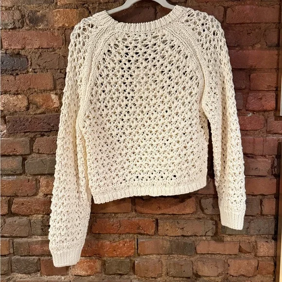 Z Supply Cream Knit Cassian Sweater size small - Picture 3 of 3